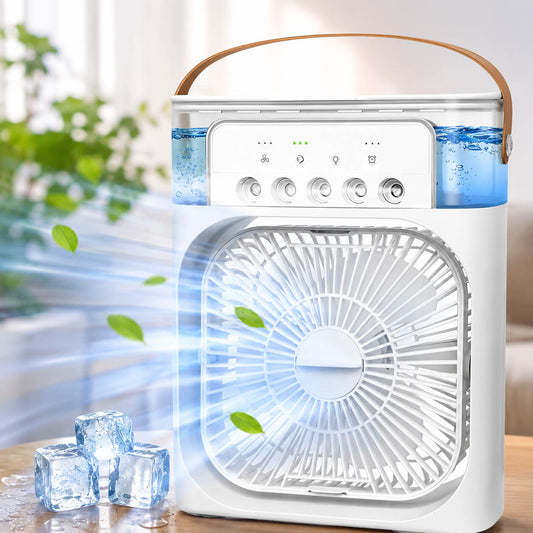 Ventilador con agua portátil
