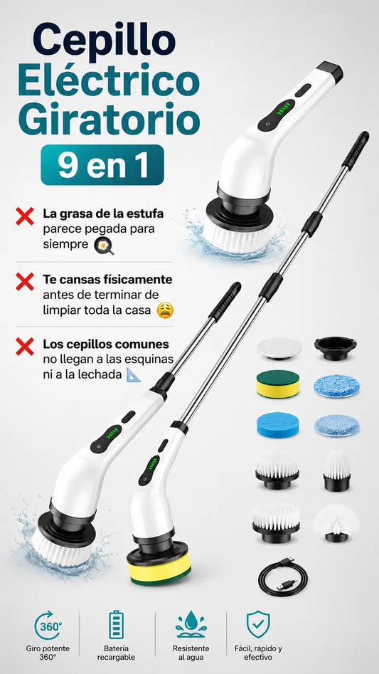 Cepillo limpiador 9 en 1