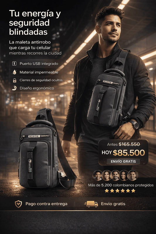 Bolso Anti-Robo Pro- Seguridad de verdad