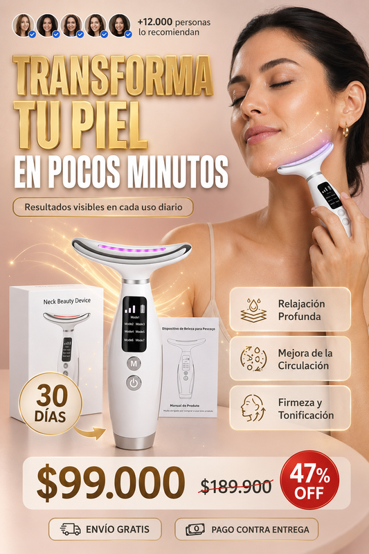 Masajeador Facial Led